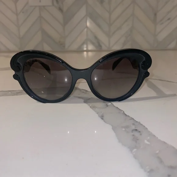 Prada glasses catkey shades sunglasses sunshades eyewear eyeglasses glasses Prada PR C07V 16K1O1 Glasses - US main image 4